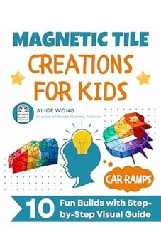 Magnetic Tile Creations for Kids - Car Ramps